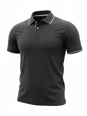 Oakley Men’s Black Short Sleeve Casual Collared Polo Shirt Adult Mens Size XL